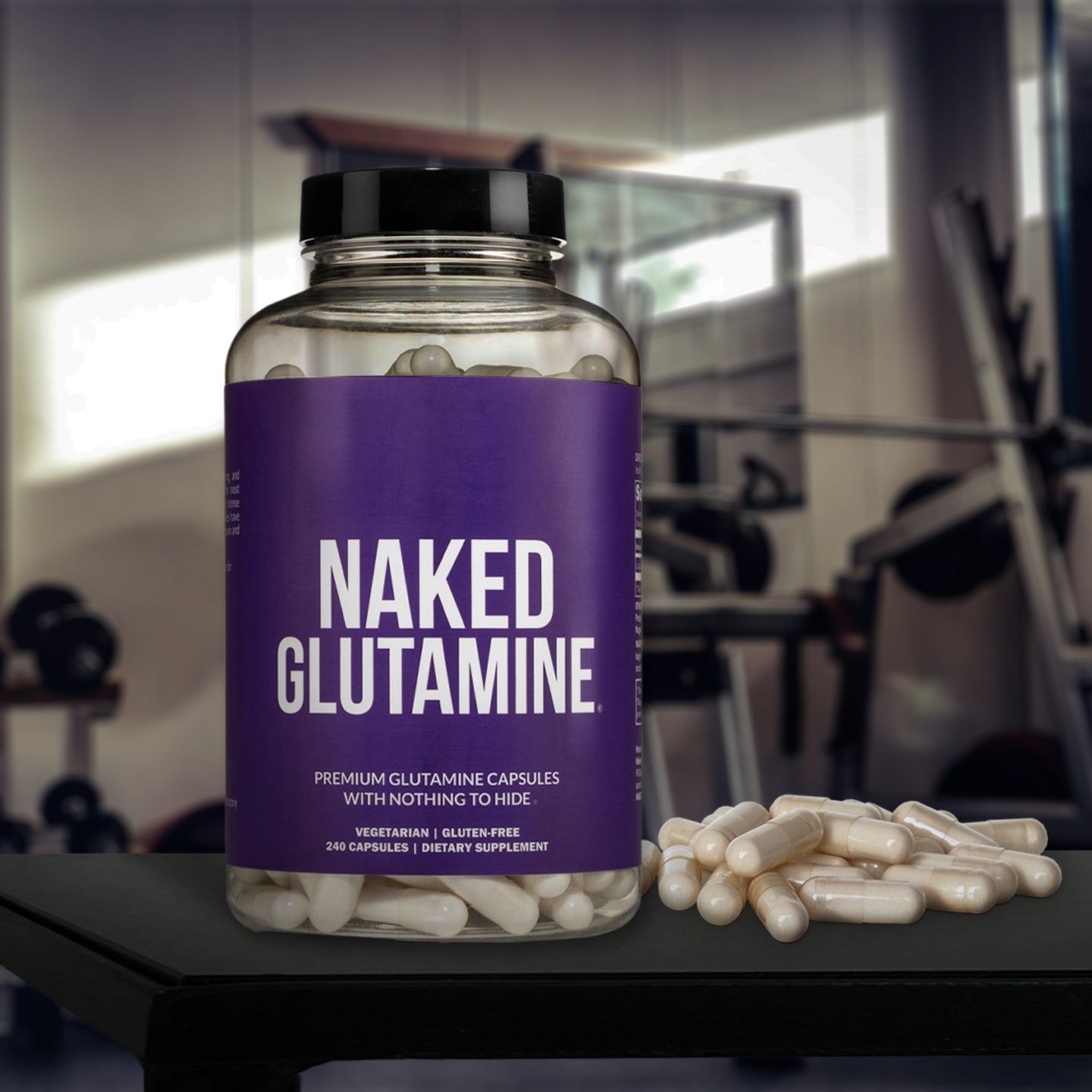 glutamine powder capsules